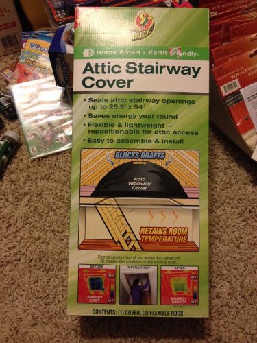 New DUCK Brand 25.5 By 54 Inch Energy-Saving Attic Stairway Cover Model 281228