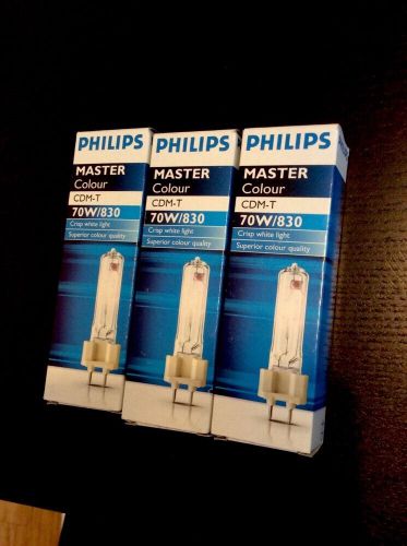 NEW Philips Master Colour CDM-T 70W/830 G12 Free Shipping...