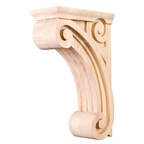 Open Space Fluted Corbel  3&#034; x 6-1/2&#034;  x 10&#034;- # COR4-1-RW