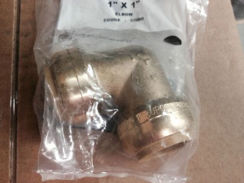 Cash acme sharkbite 1&#034; 90° elbow push fitting for sale