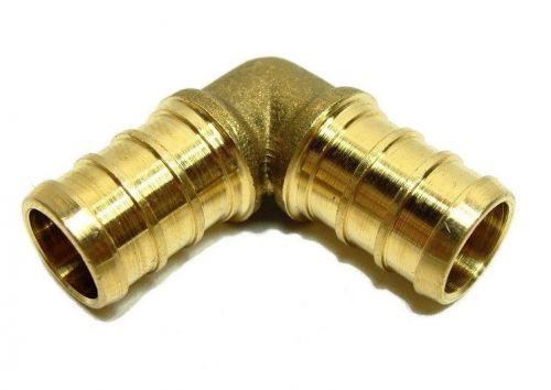 1/2&#034; pex x 1/2&#034; pex elbow - brass crimp fitting for sale