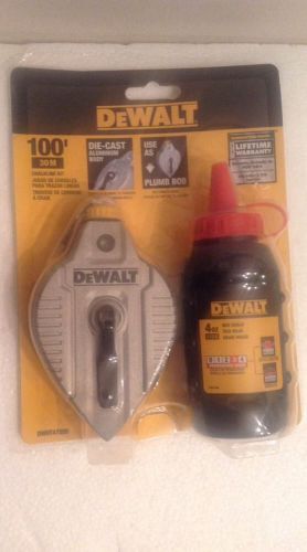 Dewalt aluminum reel with red chalk dwht47255l new for sale