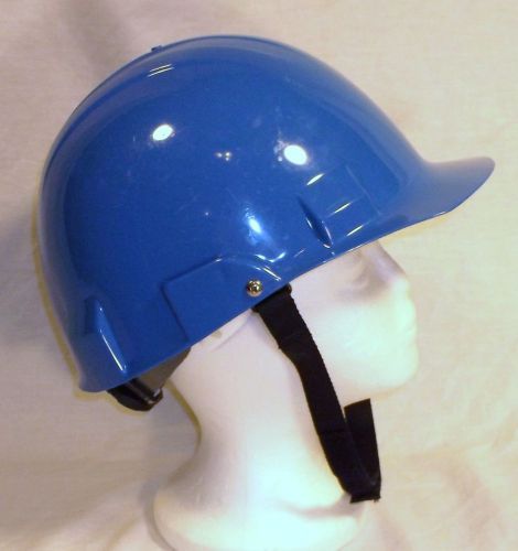 E.d. bullard blue hardhat helmet advent a1-a2 never used chin strap oilfield emt for sale