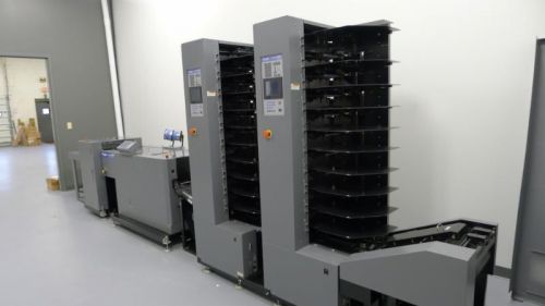2007 Used 2-Tower Duplo 5000 System with DBM500 Bookletmaker &amp; DBM500T Trimmer
