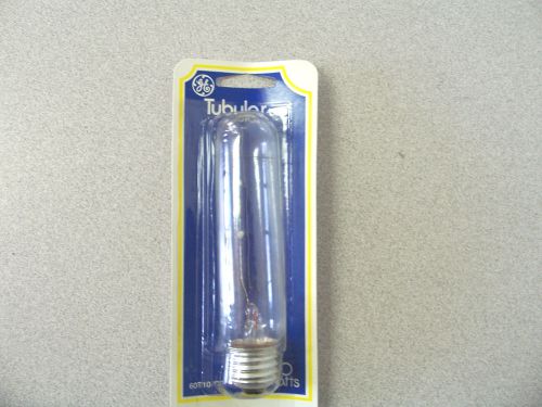General Electric GE Clear Tubular Bulb 60 watts Paper Drill replacement light