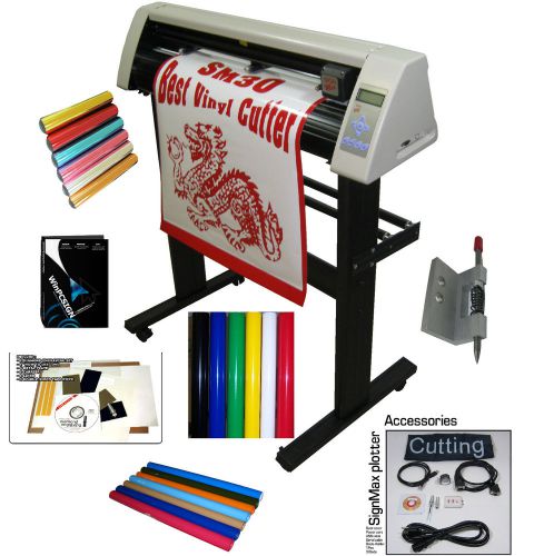 Sign max 30&#034; vinyl cutter unlimited software 2014, diamond engraving kit, vinyl for sale
