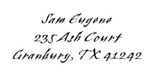 NEW Custom 3 line Business Address &amp; Name Shiny EZ-Seal Personalized Embosser