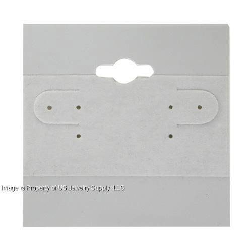 500 Grey Hanging Earring Display Cards 2&#034;H x 2&#034;W