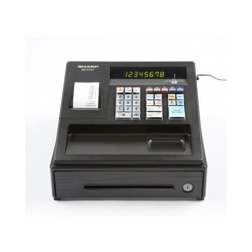 Sharp Cash Register Electronic Retail System Security Cash Drawer Box Money Lock