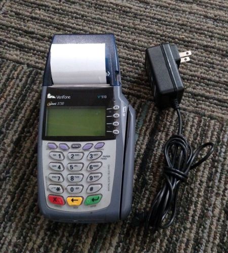 VeriFone VX510 Omni 3730 Credit Card Machine Card Reader No Account Required