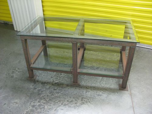 Custom Industrial Style Display Table