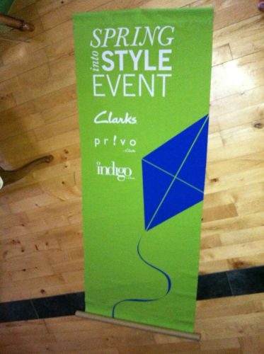 Clarks Privo Indigo Shoe Store Retail Display Banner