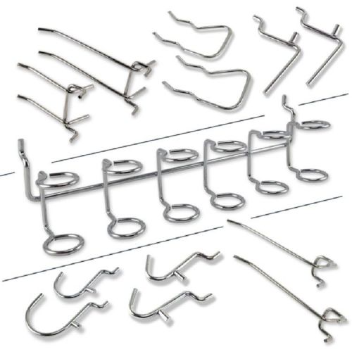Pegboard peg board organizer kit 200pc garage tool hooks for sale