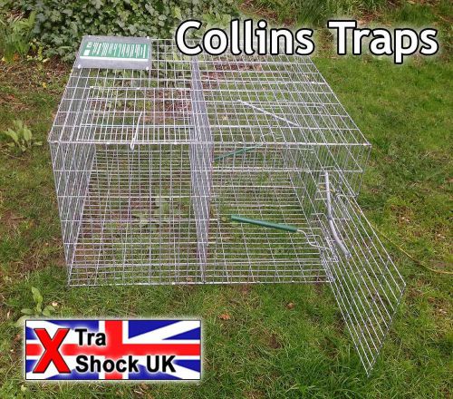 Collins Traps Side Entry Catch Magpie Larsen Trap - 1 Decoy -2 Bird Comp