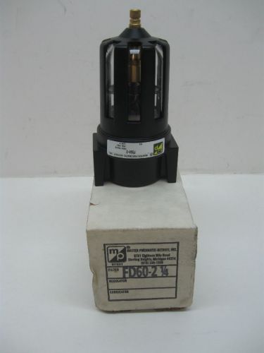 Master pneumatic inc fd60-2 1/4&#034; guardsman modular filter new for sale