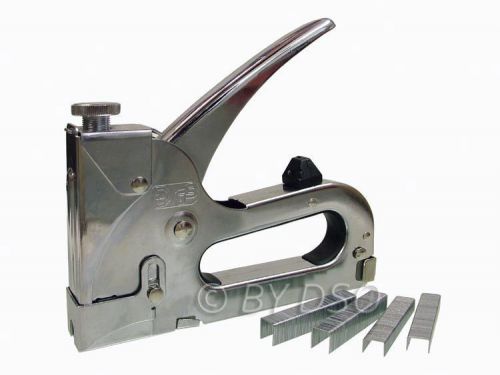 Heavy duty hand operated staple gun 6-14mm staples with 800 staples st003 for sale