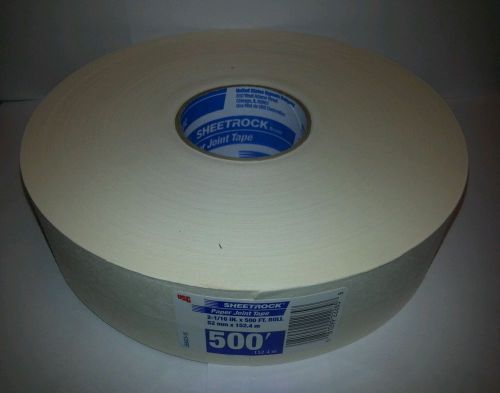 Qty2 Sheetrock Joint Tape 2-1/16&#034; X 500&#039; , 2&#034; Drywall Tape Bedding Wall Finish