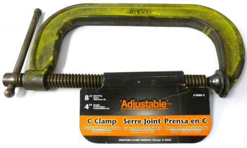 Adjustable Clamp Company 1480-C C-Clamp 4&#034;-Depth 8&#034;-Opening