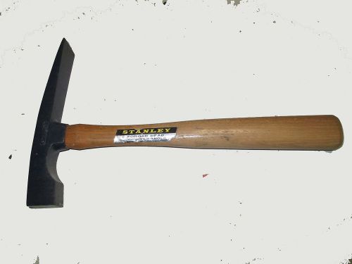 New stanley 12 oz brick or stone mason&#039;s hammer for sale