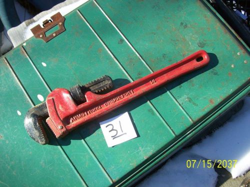 ARMSTRONG 14&#034; PIPE WRENCH