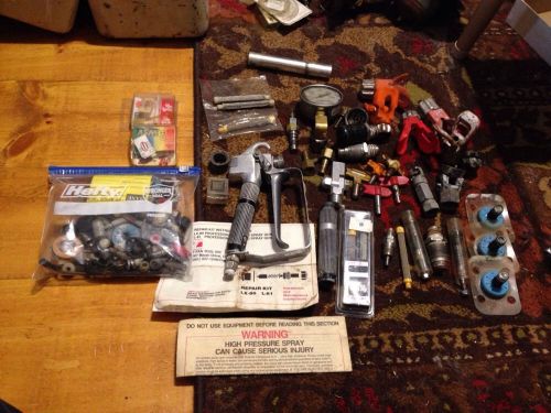 Titan LX-80 Airless Paint Spray Gun LOT With Lots Of Extras Sold As Is