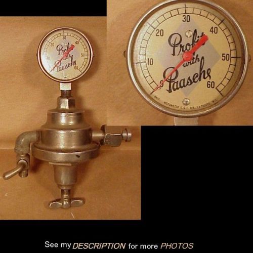 1909-27 Antique Paasche Type RG Airbrush Gauge Profit With Paasche
