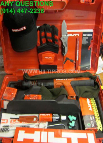 HILTI DX 351, FREE HILTI HAT &amp; GLOVES, PREOWNED, IN MINT CONDITION, FAST SHIP