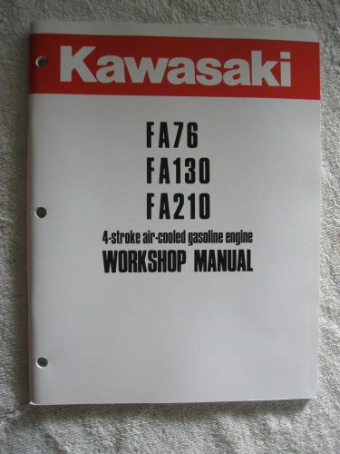 KAWASAKI FA76, FA130, FA210 GAS ENGINE WORKSHOP SERVICE REPAIR MANUAL
