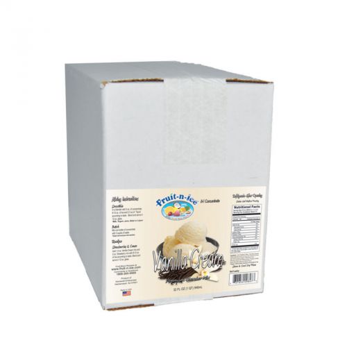 Fruit-N-Ice - Vanilla Cream Blender Mix 6 Pack Case FREE SHIPPING
