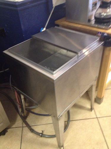 Mccann 96-1200-9  free standing ice chest, s.s. bin 80-lb. 9-circuit cold for sale