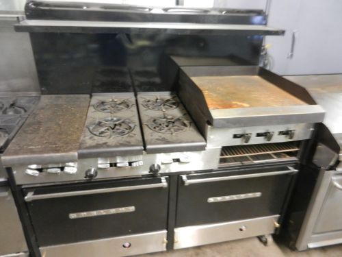 GARLAND NATURAL GAS OVEN/GRILL/RANGE COMBO FULLY TESTED