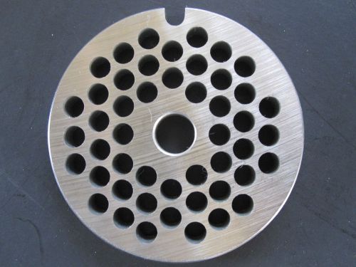 Size #5 Meat Grinder Plate disc w/ 3/16&#034; holes            Stainless Steel part