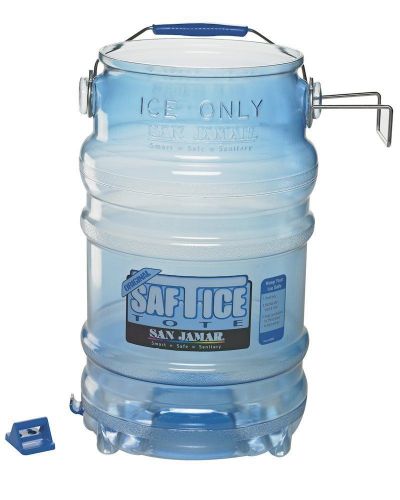 NEW San Jamar SI6000 6-Gallon Clear Saf-T-Ice Ice Tote