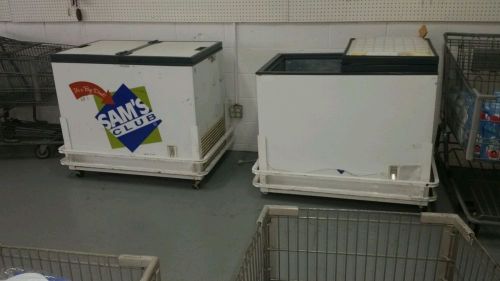 9 used commercial  freezers