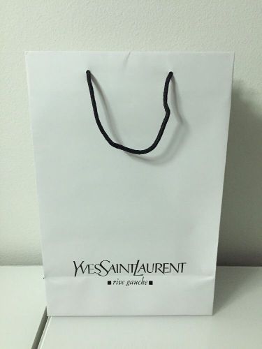 Yves Saint Laurent YSL Rive Gauche Paper Shopping Bag