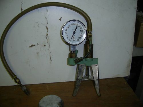 AMETEK Pneumatic Scissor Hand Pump,  (1/4&#034; female BSPP gauge swivel)