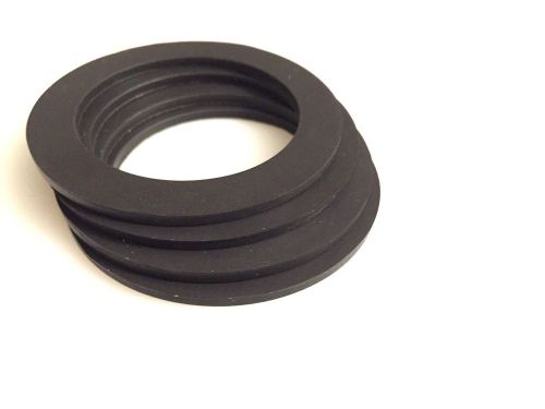 Washer spacer  3/32&#034;  x 2 1/4&#034; od x 1 5/8&#034; id&#034;  60 a black viton washer. for sale