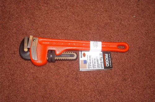 Brand new 10 inch ridgid heavy duty pipe wrench for sale