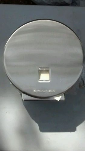 Kimberly clark stainless steel toilet paper dispenser for sale