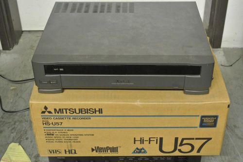 Mitsubishi HS-U57 VHS Tape Recorder VCR Video Player