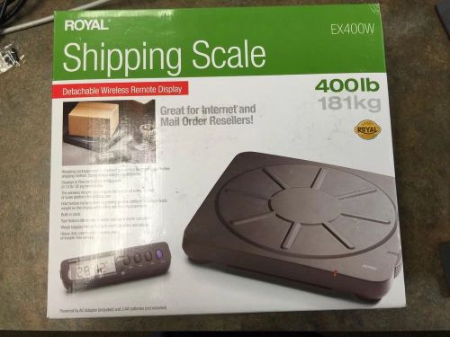 Shipping Scale Royal 400lb Wireless Display EX400W
