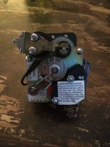 AMF Paragon 536-032-03 On Delay 15 Minute Automatic Reset Timer and Clutch M4