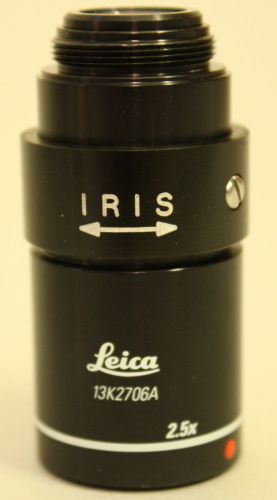 Leica 2.5x 2.5/0.0625 ?/- Plan Achro IRIS Macro Microscope Objective RMS K2706A