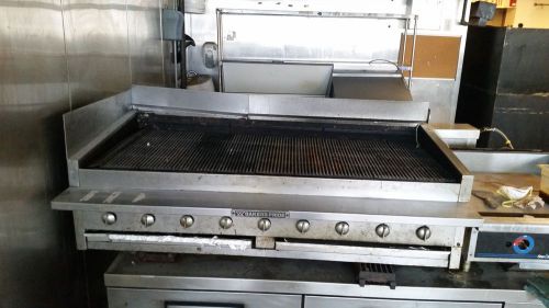 HEAVY DUTY COMMERCIAL COUNTER TOP 60&#034; NATURAL GAS GRILL /CHARBROILER 9 BURNERS