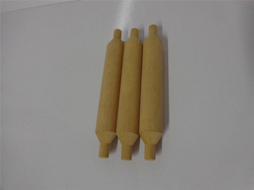 3 pack vintage children&#039;s wood toy rolling pin 7 1/2 inch play doh kitchen cook for sale