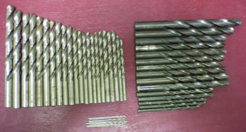 Vintage lot of l.s. starrett &amp; p.t.d. used drill bits for sale