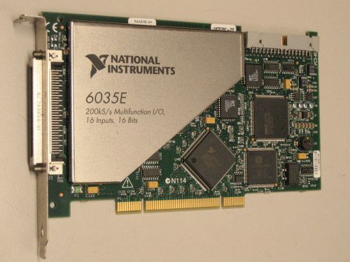 National Instruments PCI-6035E NI DAQ Card 16 bit Analog Input #C2