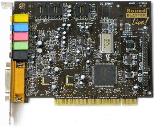 Creative Labs Sound Blaster Live! PCI Sound Card CT4830