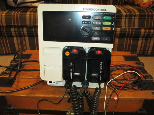 Physio-control lifepak 9p cardiac monitor with dc defib with cables and more for sale