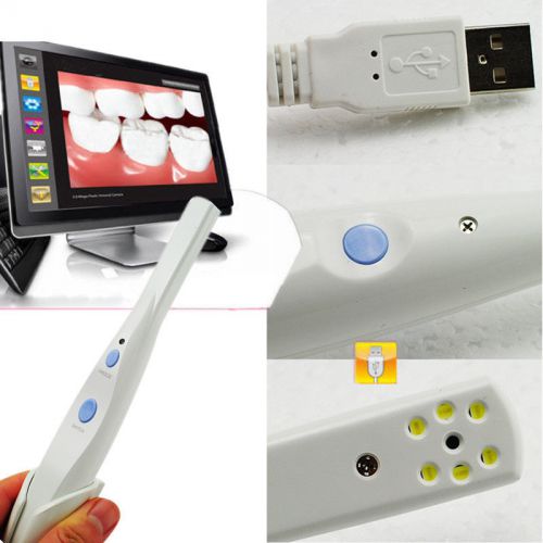 2015 New 5.0 MP USB Intraoral Oral Dental Camera HK790 6-LED USB 2.0 + software